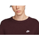 Nike Club Men's Crew-Neck Sweater - Burgundy Crush/White