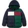 Tommy Hilfiger Kid's Colour Blocked Ripstop Relaxed Padded Jacket - Ornamental Green/Rouge/Blue
