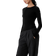 Alo Ribbed Sea Coast Long Sleeve Top - Black