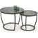 Halmar Ines Green Marble/Black Sofabord 62cm 2stk