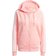 Adidas Essentials 3 Stripes Full Zip Fleece Hoodie - Semi Pink Spark