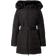 Calvin Klein Scuba Padded Belted Coat - Black