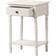 Garpe Interiores Solid White Bedside Table 35x45cm