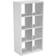 Homebase Clever Cube White Storage Cabinet 76x146cm