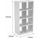 Homebase Clever Cube White Storage Cabinet 76x146cm