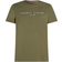 Tommy Hilfiger Logo Embroidery Slim T-shirt - Battle Green