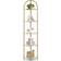 Vasagle 5-Tier Corner Gold Bokhylla 158cm