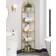 Vasagle 5-Tier Corner Gold Bücherregal 158cm