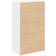 vidaXL 846404 White Skænk 70x124cm