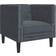 vidaXL 372674 Dark Grey Lænestol 70.5cm