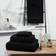 Brentfords Luxury Toalla de baño Negro (150x90cm)