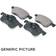 Bosch Brake Pad Set BP1888