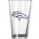 Logo Brands Denver Broncos Gameday Beer Glass 16fl oz