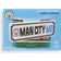 Manchester City FC Machester City BRXLZ Street Sign