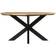 vidaXL Solid Black Dining Table 150.1cm