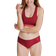 Danish Endurance Invisible Hipster Panties - Black/Blush/Ruby
