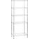 Amazon Basics Scaffaliera 5 Ripiani Stretti 453 kg Cromo Scaffale