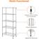 Amazon Basics Slim Chrome Hylla