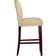 Birch Lane April Velvet Buckwheat/Espresso Bar Stool 46"