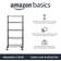 Amazon Basics 5-Shelf Black Shelving System 76.2x164.5cm