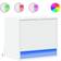 vidaXL 852075 White Sengebord 31x45cm