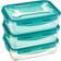 Amazon Basics Air-Locked Food Container 3pcs 1.2L