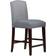 Birch Lane April Classic Steel Grey/Espresso Bar Stool 46"