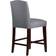 Birch Lane April Classic Steel Grey/Espresso Bar Stool 46"