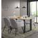 Hallowood Furniture Cullompton Grey Dining Set 90x160cm 5pcs