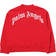 Plam Angel Classic Curved Logo Sweatshirt - Red White