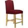 Birch Lane April Classic Berry Velvet/Natural Bar Stool 46"