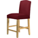 Birch Lane April Classic Berry Velvet/Natural Bar Stool 46"