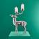 WERNS Deer Silver Candlestick 62cm