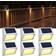 GVOREE Solar Fence White Grindlykta 8.2cm 6st