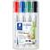 Staedtler Lumocolor Whiteboard Marker 351 with Bullet Tip 4-pack