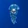 WERNS Jellyfish Ava Blue Pendant Lamp 22.5cm