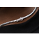 GLD Tennis Necklace 3mm - White Gold/Transparent