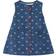 Flöss Lollo Denim Heart Print Dress - Blue