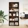 vidaXL 3314673 Smoked Oak Book Shelf 189cm