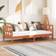vidaXL 844409 Golden Brown Sofa 203.5cm 3 personers