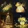 Vicloon 10m 100 LED Golden Ljusslinga 100 Lampor