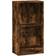 vidaXL 857769 Smoked Oak Bokhylla 76cm