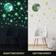 ECHOCUBE Luminous Dots Stars and Moon DIY Wall Stickers 637 pcs