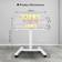 BONTEC Wood White Skrivbord 45x65cm