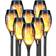LQWELL Flashlight Black Pollare 34cm 8st