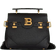 Balmain B-Buzz 23 Grained Leather Bag - Black