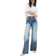 H&M Wide Ultra High Jeans - Denim Blue