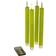 WERNS Stick Green LED Candle 24.5cm 4pcs