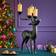 WERNS Deer black Candlestick 62cm