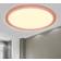 LQWELL Modern Pink Ceiling Flush Light 22cm